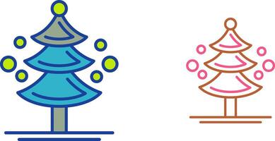 Pine Tree Icon Design vector