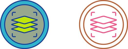 Layers Icon Design vector