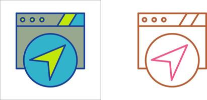 Navigation Icon Design vector
