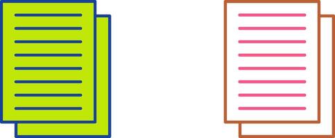Document Icon Design vector