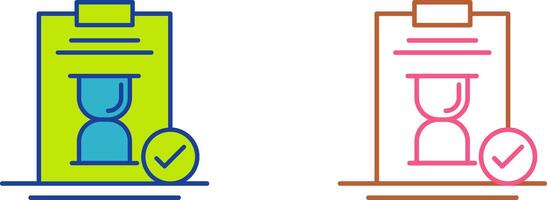 Hourglass Icon Design vector