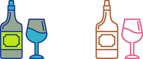 vino icono diseño vector