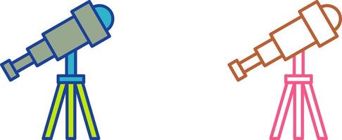 Telescope Icon Design vector