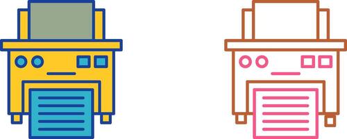 Printer Icon Design vector