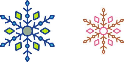 diseño de icono de copo de nieve vector