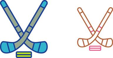 Ice Hockey Icon Design vector