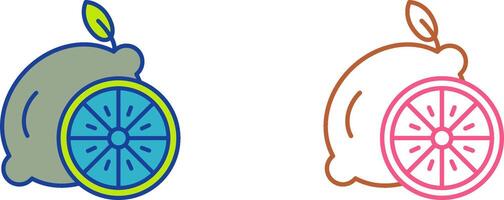 Lemon Icon Design vector