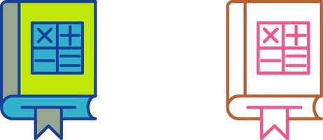 Maths Icon Design vector
