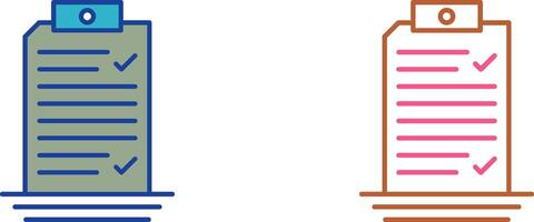 Check List Icon Design vector