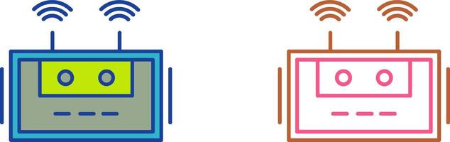 Router Icon Design vector