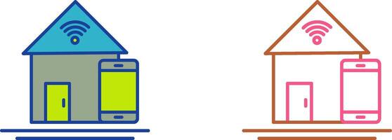 Home Automation Icon Design vector