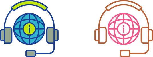 Call Center Icon Design vector