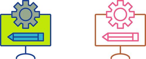 Blueprint Icon Design vector