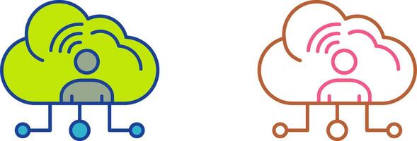 Network Icon Design vector