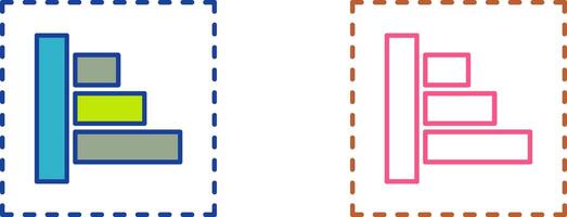 Object Alignment Icon Design vector