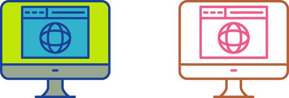 Website Icon Design vector