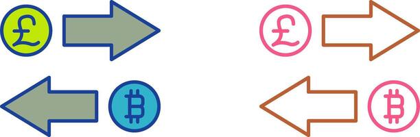 Exchange Icon Design vector