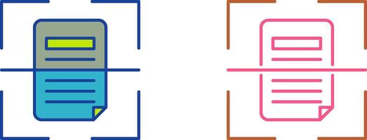 Scan Icon Design vector