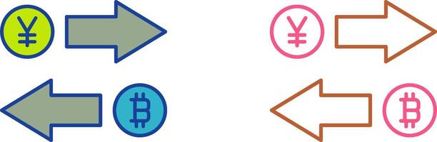 Exchange Icon Design vector