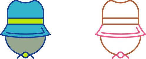 Camping Hat Icon Design vector