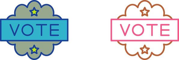 Vote Icon Design vector