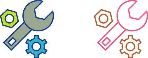 Wrench Icon Design vector