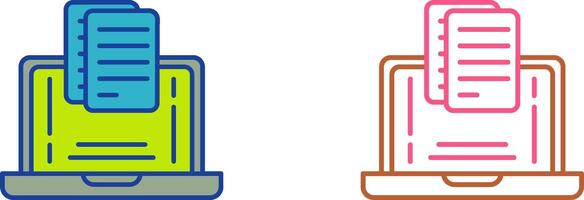 Document Icon Design vector