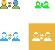 Unique Consulting Services Icon Design vector
