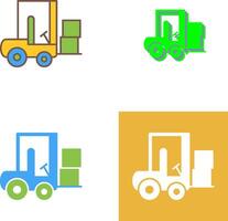 Forklifter Icon Design vector