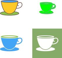 Tea Cup Icon Design vector