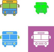 Bus Icon Design vector