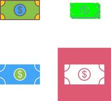 Dollar Bill Icon Design vector