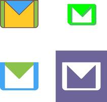 Unique Email Icon Design vector