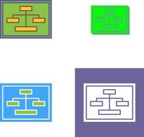 Unique Seo Structure Icon Design vector