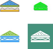 Unique Sandwich Icon Design vector