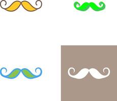 Moustache Icon Design vector