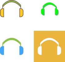 Headphones Icon Design vector