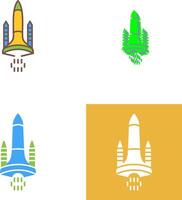 diseño de icono de transbordador espacial vector