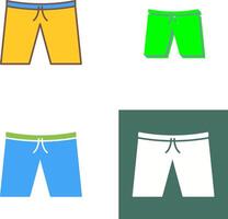 Shorts Icon Design vector