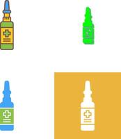 Nasal Spray Icon Design vector