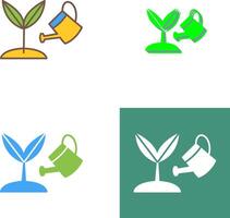 Growing Plant Icon Design vector