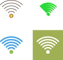 Signal on User Icon Design vector