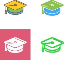 Mortarboard Icon Design vector