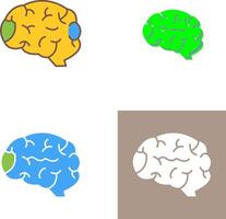 diseño de icono de cerebro vector