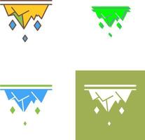 Icicle Icon Design vector