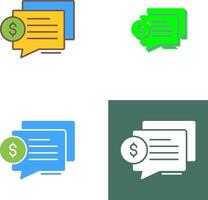 Dialog Icon Design vector