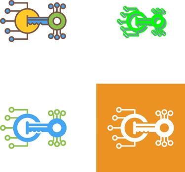 Encryption Icon Design vector