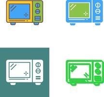 Microwave Icon Design vector