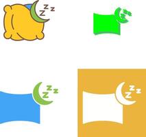 diseño de icono de almohada vector