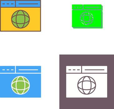 Web Page Icon Design vector